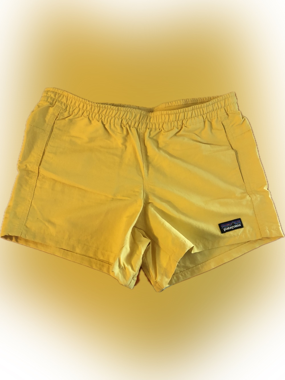 Patagonia Kids Yellow Athletic Shorts